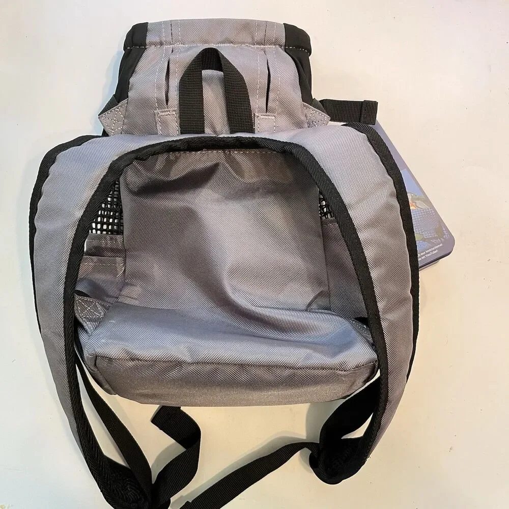 K9 Sport Sack Dog Carrier Adjustable Backpack Size XS Charcoal Grey